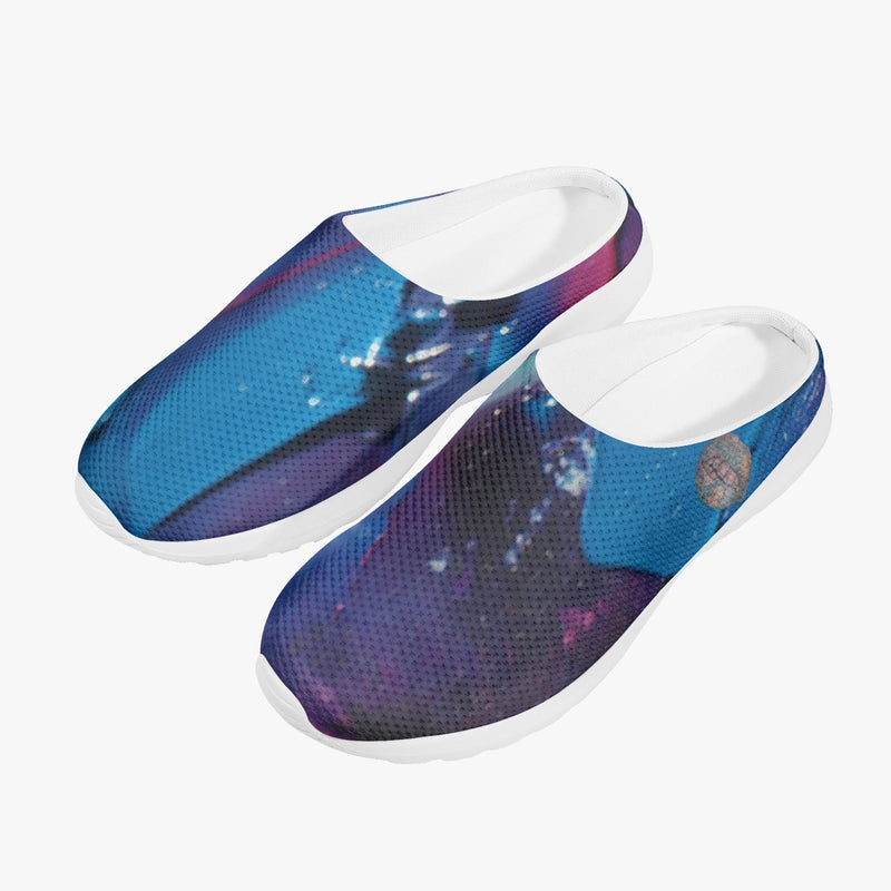 218. Galaxy Drippin Casual Mesh Non-Woven Slippers