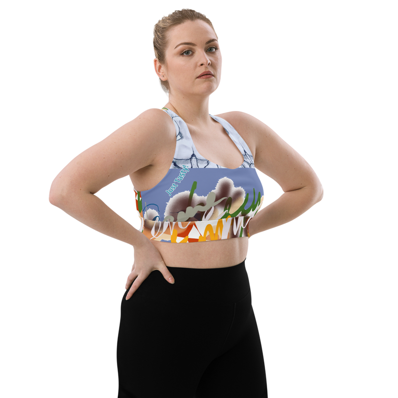 Just Tasty Longline sports bra