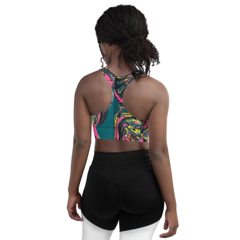 Bounce on it remix Longline sports bra