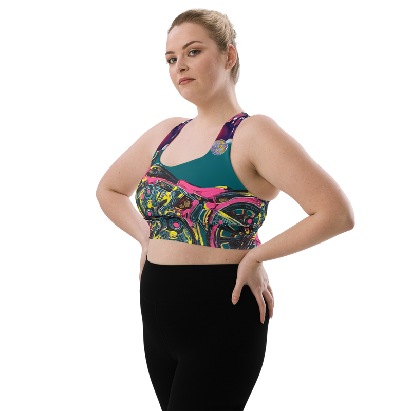 Bounce on it remix Longline sports bra