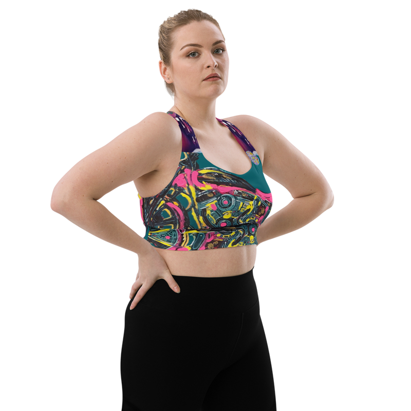 Bounce on it remix Longline sports bra