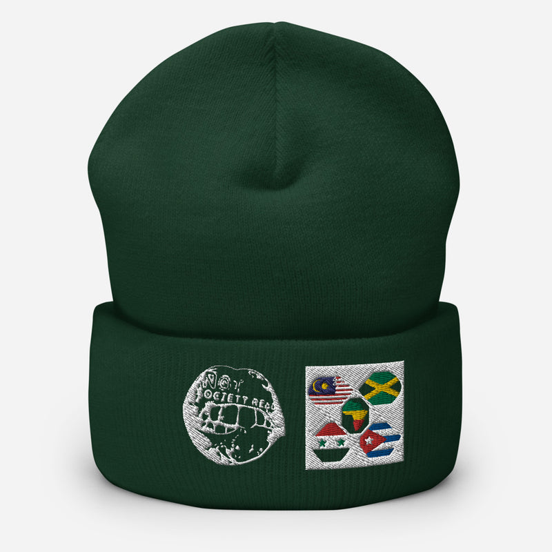 Customizable Show your flags Cuffed Beanie hat