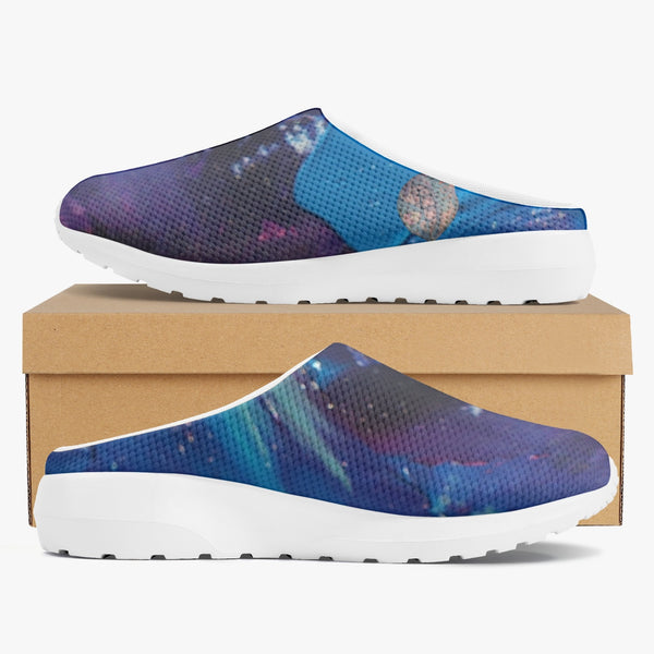 218. Galaxy Drippin Casual Mesh Non-Woven Slippers