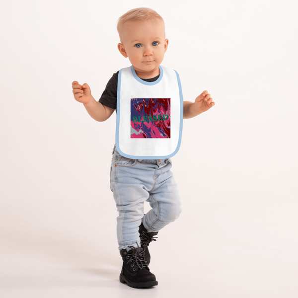 Blessed Embroidered Baby Bib